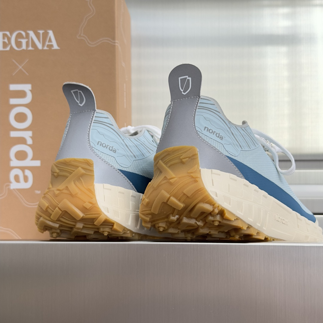 顶级版本：情侣款 ZEGNA x norda™杰尼亚 联名款 户外 越野 跑步鞋 休闲 运动鞋  杰尼亚 x norda