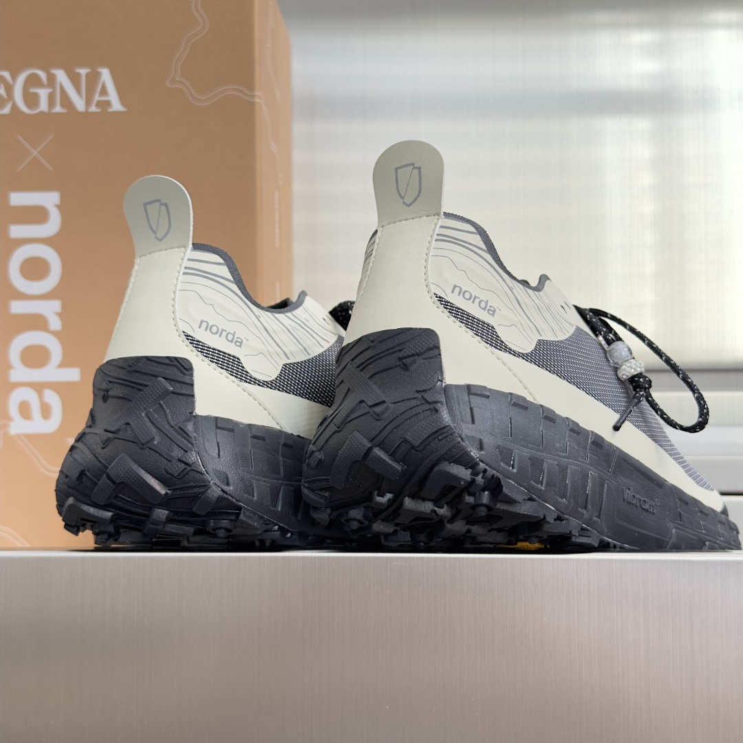顶级版本：情侣款 ZEGNA x norda™杰尼亚 联名款 户外 越野 跑步鞋 休闲 运动鞋  杰尼亚 x norda