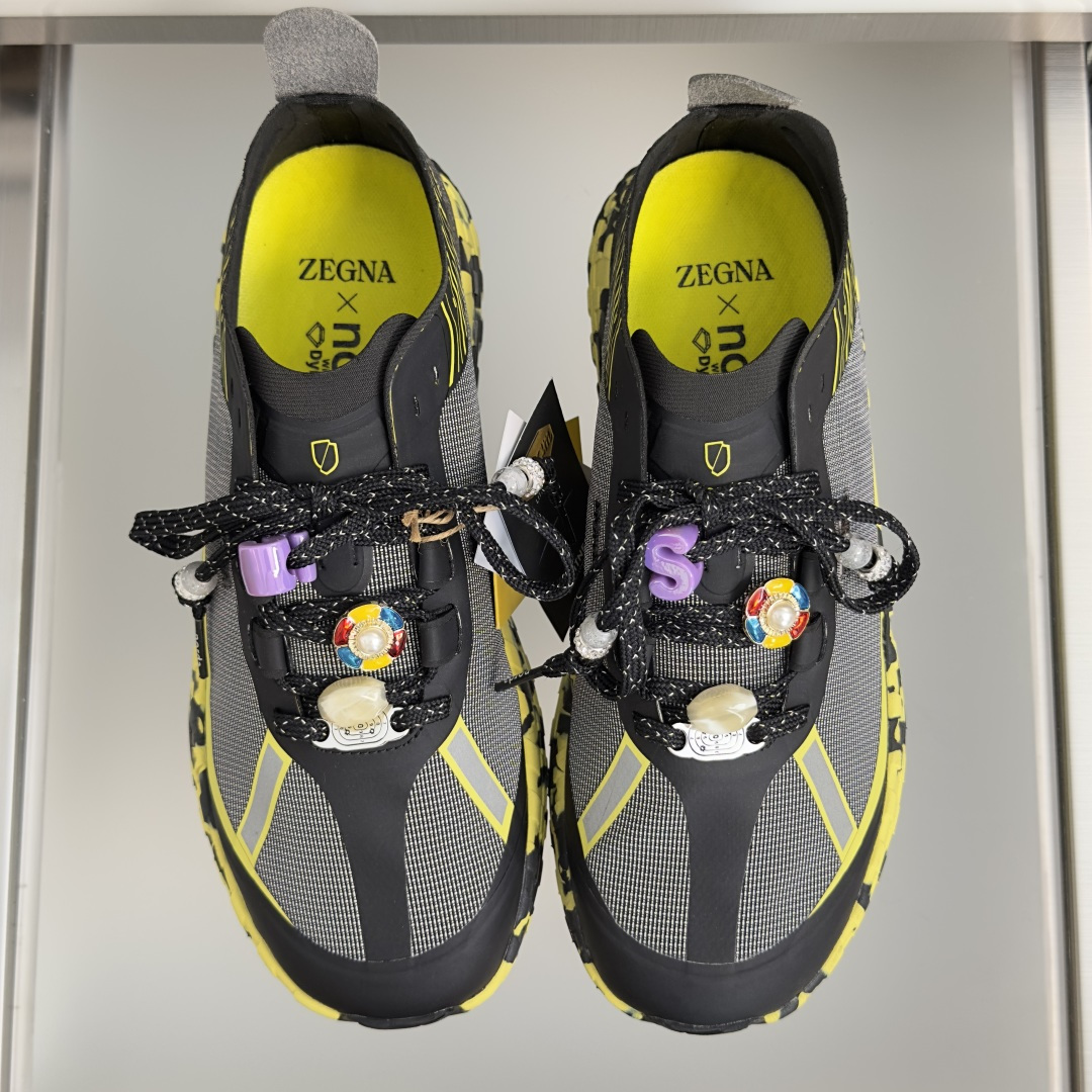 顶级版本：情侣款 ZEGNA x norda™杰尼亚 联名款 户外 越野 跑步鞋 休闲 运动鞋  杰尼亚 x norda