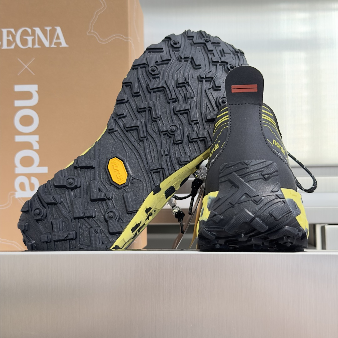 顶级版本：情侣款 ZEGNA x norda™杰尼亚 联名款 户外 越野 跑步鞋 休闲 运动鞋  杰尼亚 x norda