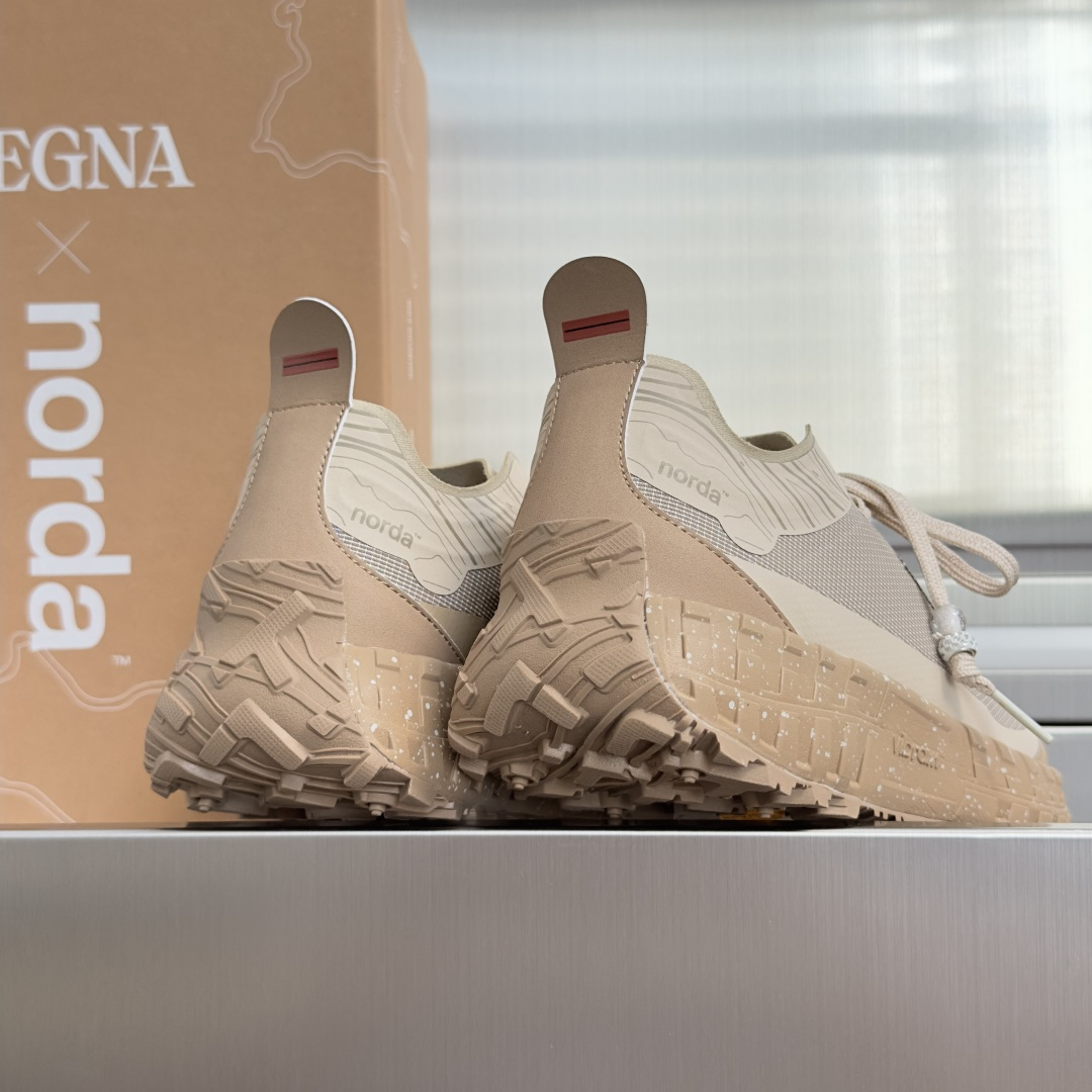 顶级版本：情侣款 ZEGNA x norda™杰尼亚 联名款 户外 越野 跑步鞋 休闲 运动鞋  杰尼亚 x norda