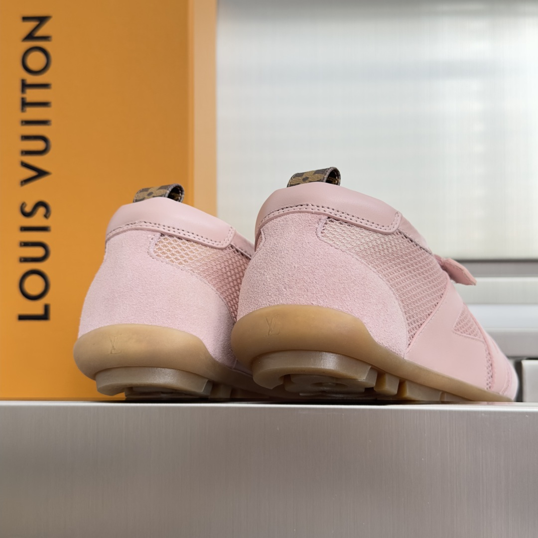 顶级版本：女款 LV路易威登 L家 驴牌 最新Sneakerina系列 黑白 熊猫配色  玛丽珍 芭蕾运动鞋 德训鞋 休