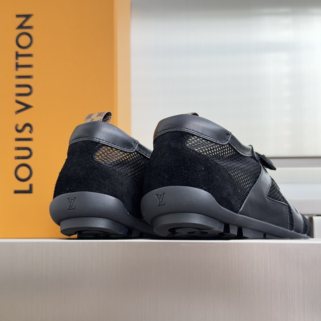 顶级版本：女款 LV路易威登 L家 驴牌 最新Sneakerina系列 黑白 熊猫配色  玛丽珍 芭蕾运动鞋 德训鞋 休