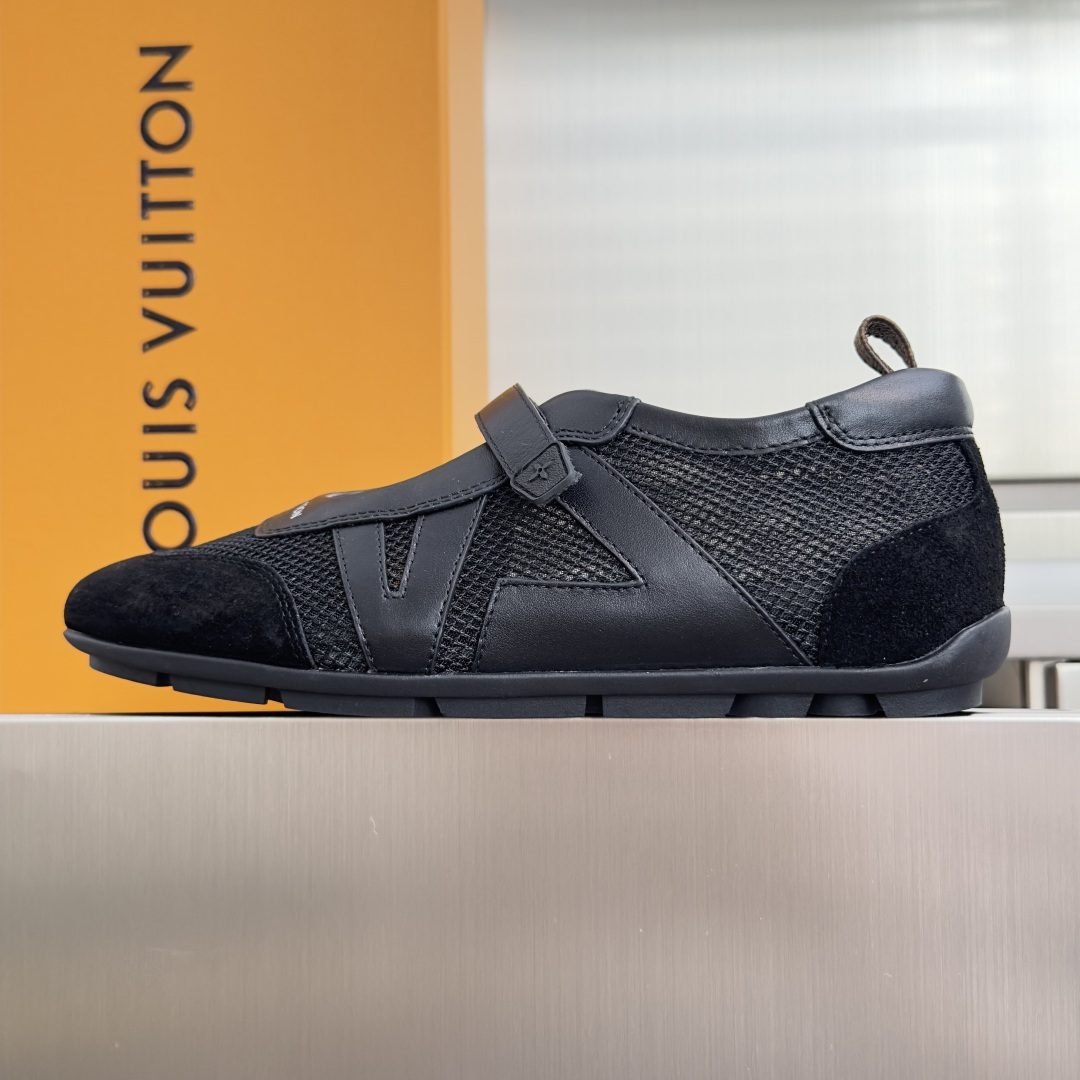 顶级版本：女款 LV路易威登 L家 驴牌 最新Sneakerina系列 黑白 熊猫配色  玛丽珍 芭蕾运动鞋 德训鞋 休