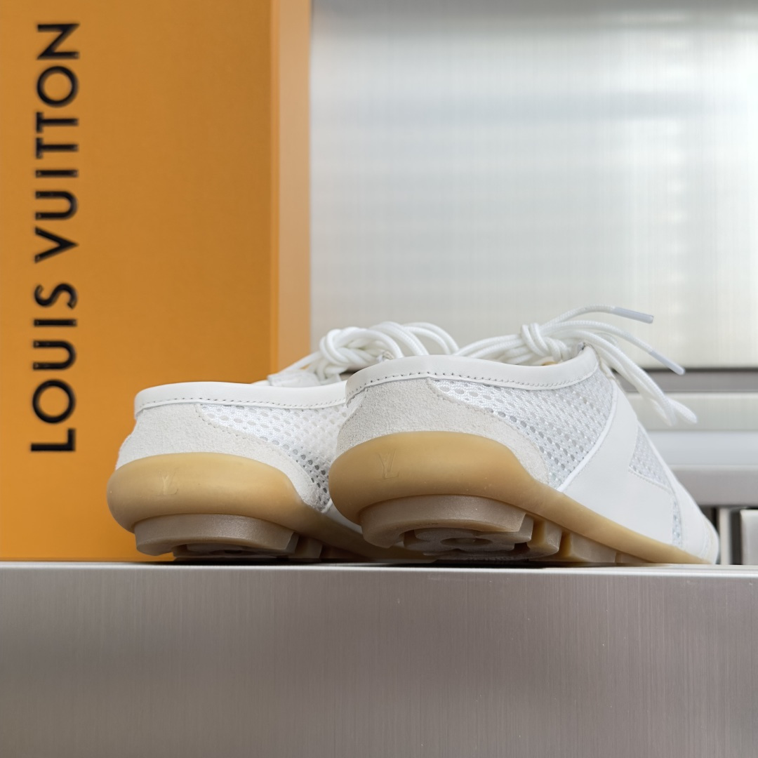 顶级版本：女款 LV路易威登 L家 驴牌 最新Sneakerina系列 黑白 熊猫配色  玛丽珍 芭蕾运动鞋 德训鞋 休