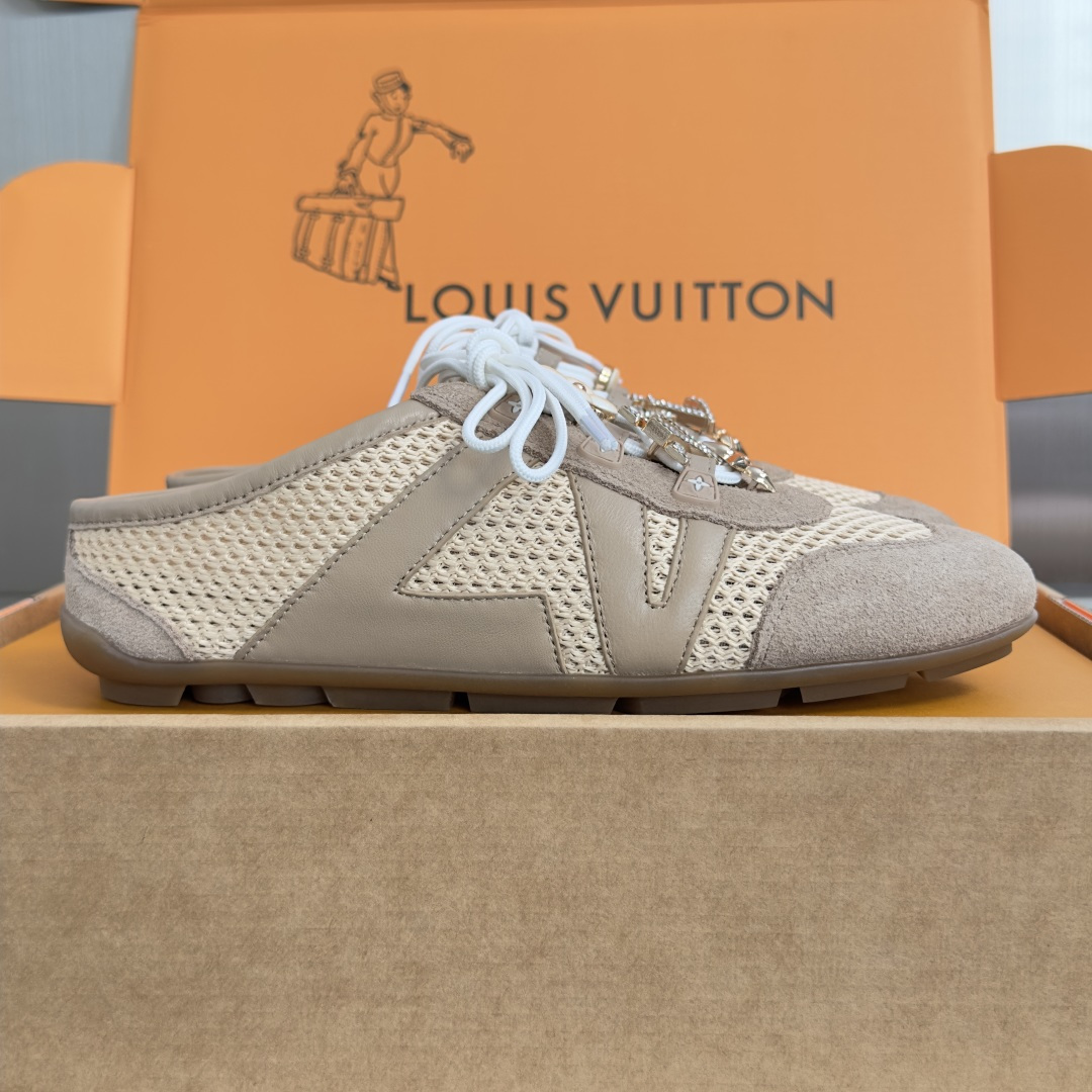 顶级版本：女款 LV路易威登 L家 驴牌 最新Sneakerina系列 黑白 熊猫配色  玛丽珍 芭蕾运动鞋 德训鞋 休
