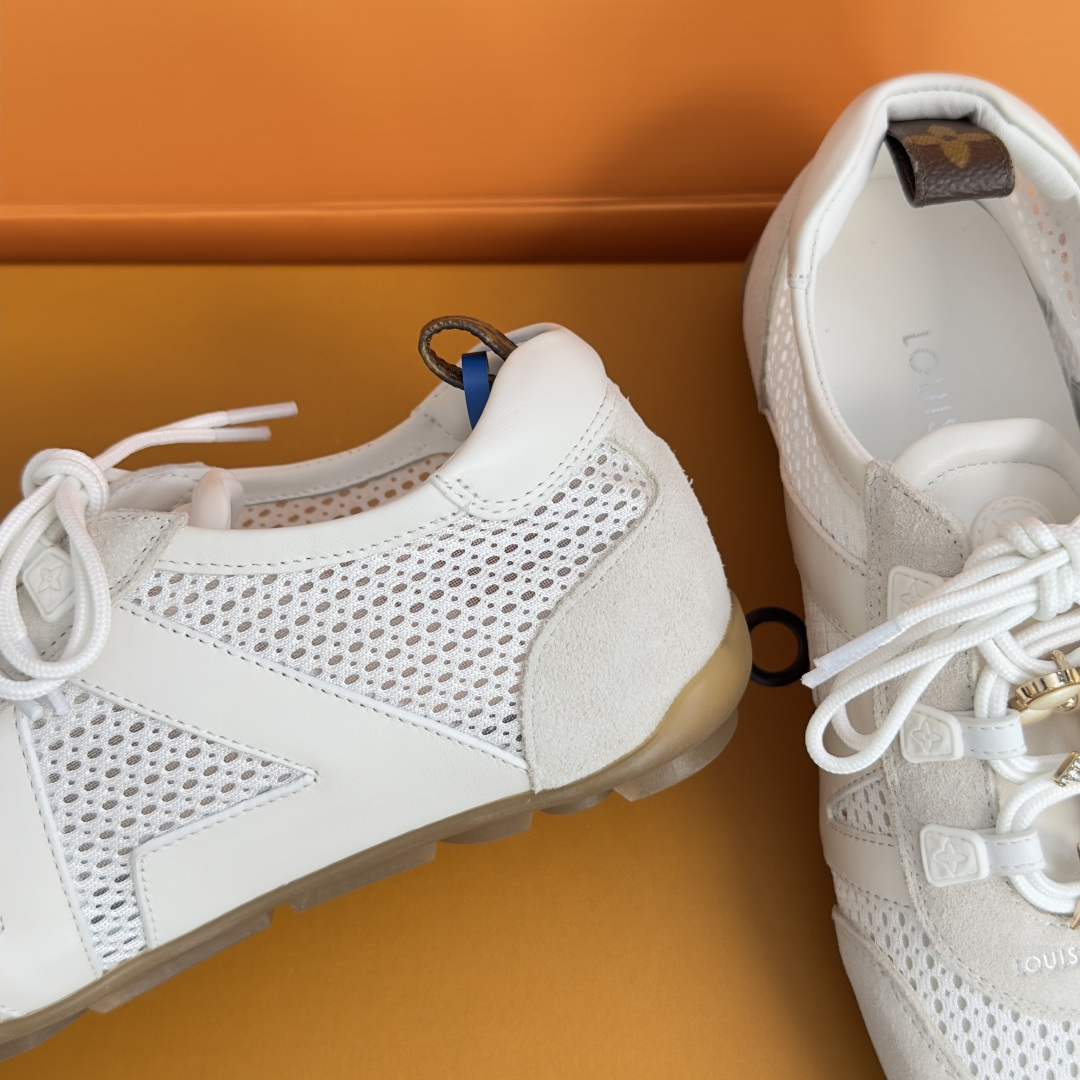 顶级版本：女款 LV路易威登 L家 驴牌 最新Sneakerina系列 黑白 熊猫配色  玛丽珍 芭蕾运动鞋 德训鞋 休