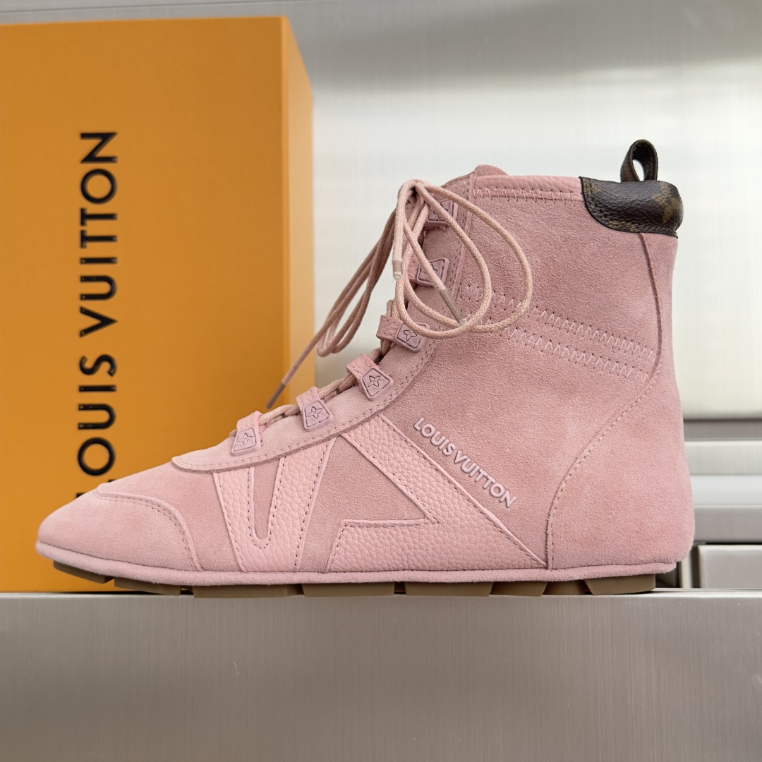 顶级版本:女款 LV路易威登 L家 驴牌 最新Sneakerina系列 及踝靴 休闲 运动鞋 拳击鞋 本款 LV Sne 顶级版本:女款 LV路易威登 L家 驴牌 最新Sneakerina系列 及踝靴 休闲 运动鞋 拳击鞋 本款 LV Sne