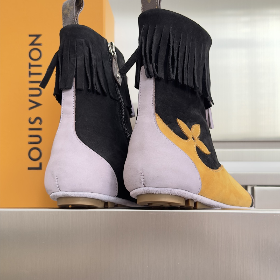 顶级版本：女款 LV路易威登 L家 驴牌 最新Sneakerina系列 及踝靴 休闲 运动鞋 拳击鞋 本款 LV Sne