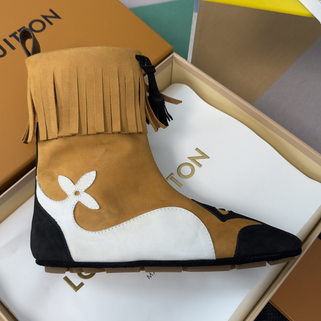 顶级版本：女款 LV路易威登 L家 驴牌 最新Sneakerina系列 及踝靴 休闲 运动鞋 拳击鞋 本款 LV Sne