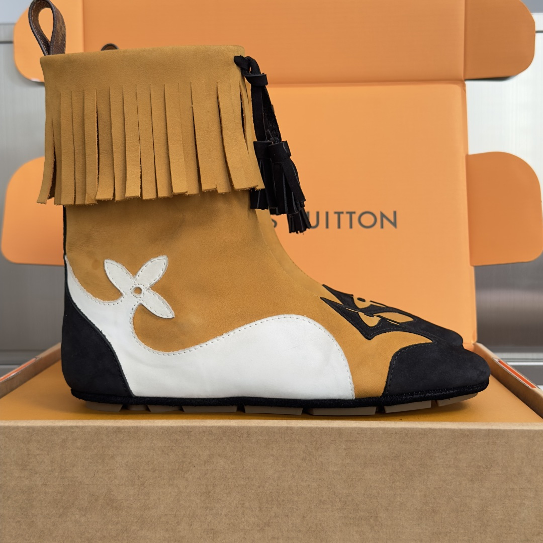 顶级版本：女款 LV路易威登 L家 驴牌 最新Sneakerina系列 及踝靴 休闲 运动鞋 拳击鞋 本款 LV Sne