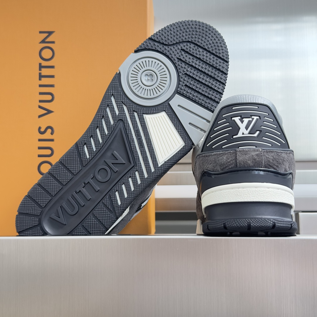顶级版本：男款 LV Trainer路易威登 驴牌 L家 情侣款 休闲 运动鞋 滑板鞋 本款 LV Trainer 运动