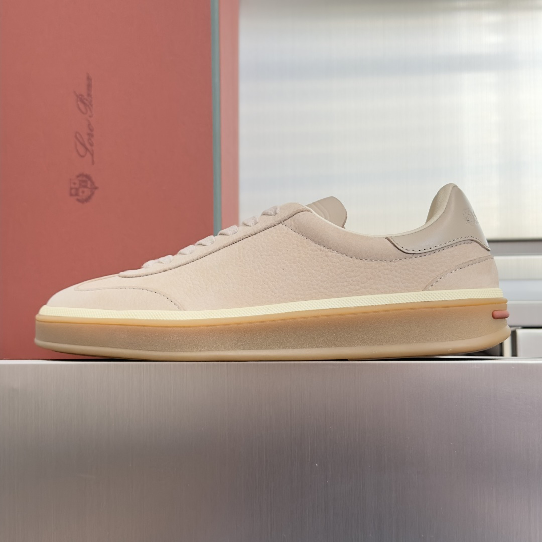 顶级版本：情侣款 Loro Piana 诺悠翩雅Tennis walk系列 情侣款 LP德训鞋 休闲 运动鞋 板鞋 原版