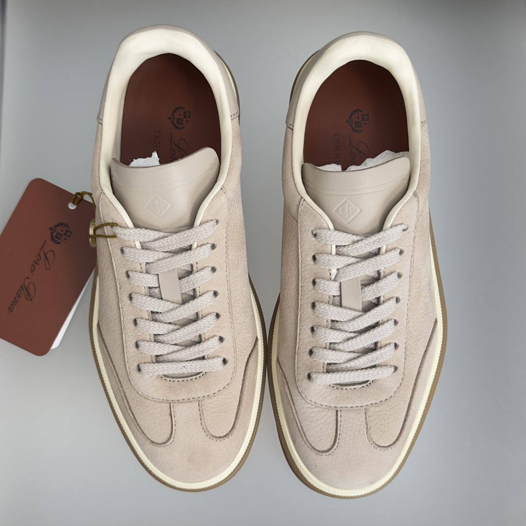 顶级版本：情侣款 Loro Piana 诺悠翩雅Tennis walk系列 情侣款 LP德训鞋 休闲 运动鞋 板鞋 原版