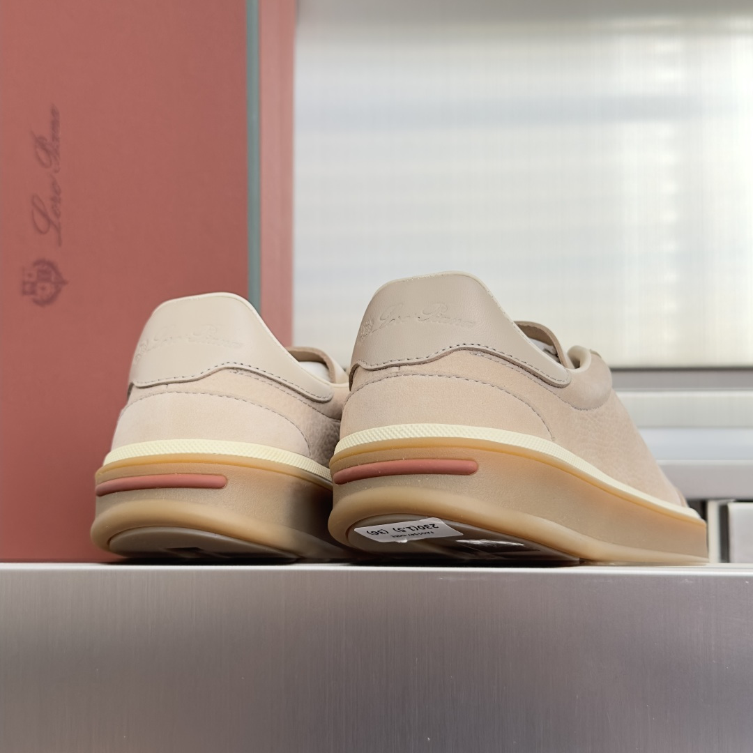 顶级版本：情侣款 Loro Piana 诺悠翩雅Tennis walk系列 情侣款 LP德训鞋 休闲 运动鞋 板鞋 原版