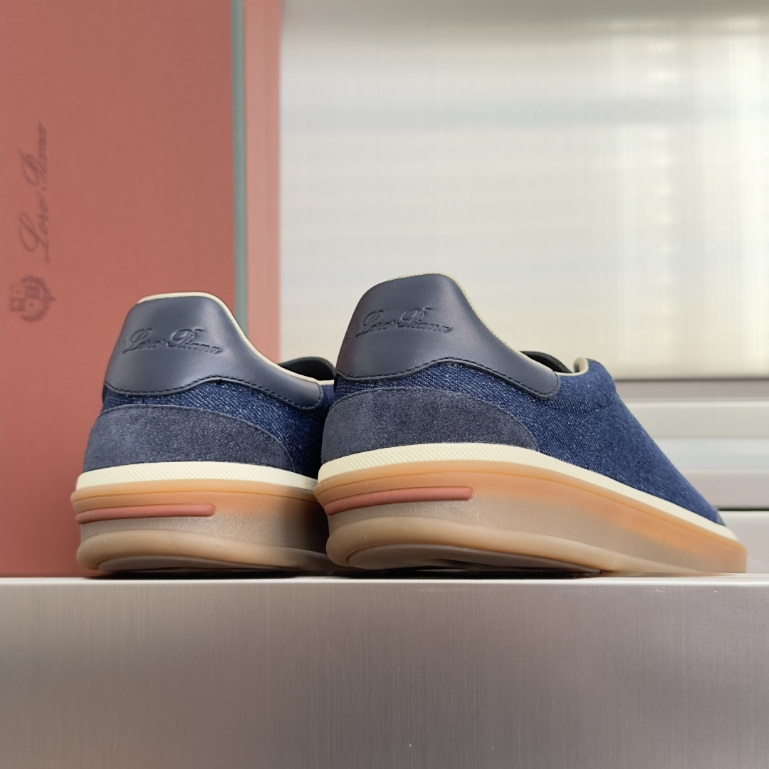 顶级版本:情侣款 Loro Piana 诺悠翩雅Tennis walk系列 情侣款 LP德训鞋 休闲 运动鞋 板鞋 原版 顶级版本:情侣款 Loro Piana 诺悠翩雅Tennis walk系列 情侣款 LP德训鞋 休闲 运动鞋 板鞋 原版