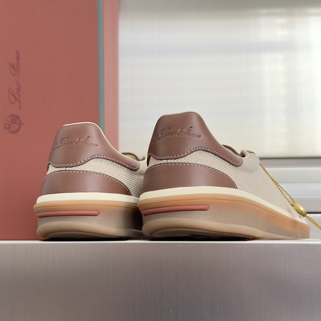 顶级版本:情侣款 Loro Piana 诺悠翩雅Tennis walk系列 情侣款 LP德训鞋 休闲 运动鞋 板鞋 原版 顶级版本:情侣款 Loro Piana 诺悠翩雅Tennis walk系列 情侣款 LP德训鞋 休闲 运动鞋 板鞋 原版