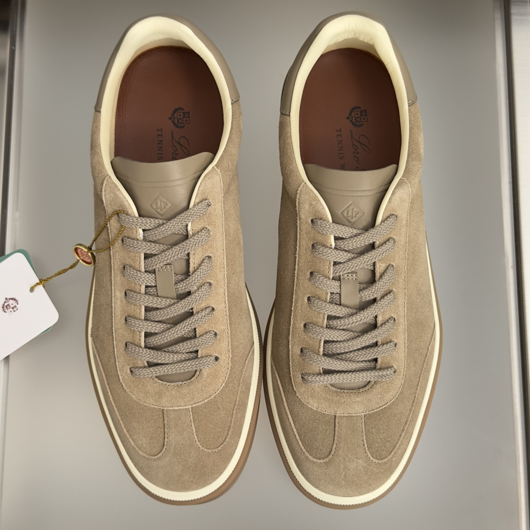 顶级版本:情侣款 Loro Piana 诺悠翩雅Tennis walk系列 情侣款 LP德训鞋 休闲 运动鞋 板鞋 原版 顶级版本:情侣款 Loro Piana 诺悠翩雅Tennis walk系列 情侣款 LP德训鞋 休闲 运动鞋 板鞋 原版