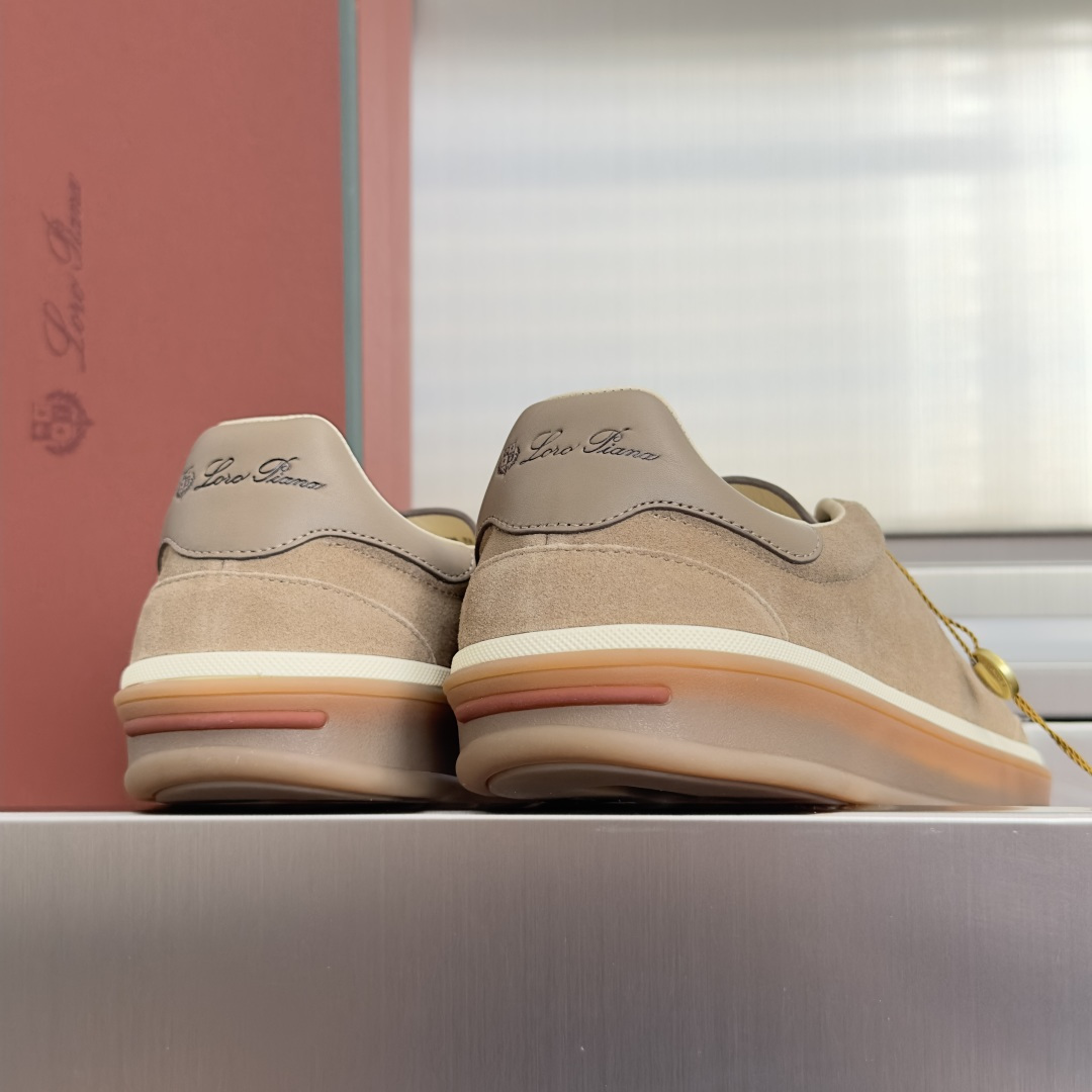 顶级版本:情侣款 Loro Piana 诺悠翩雅Tennis walk系列 情侣款 LP德训鞋 休闲 运动鞋 板鞋 原版 顶级版本:情侣款 Loro Piana 诺悠翩雅Tennis walk系列 情侣款 LP德训鞋 休闲 运动鞋 板鞋 原版