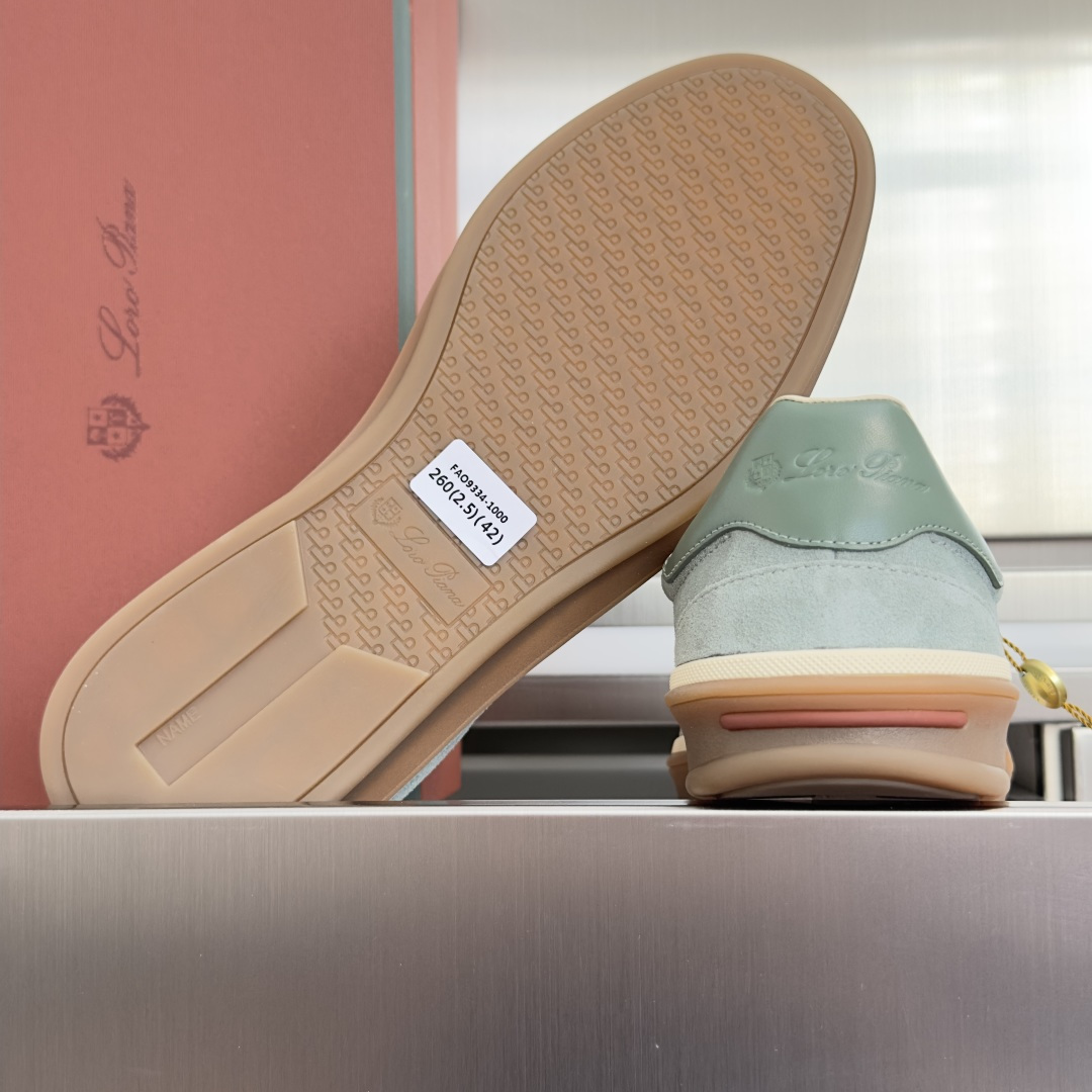 顶级版本:情侣款 Loro Piana 诺悠翩雅Tennis walk系列 情侣款 LP德训鞋 休闲 运动鞋 板鞋 原版 顶级版本:情侣款 Loro Piana 诺悠翩雅Tennis walk系列 情侣款 LP德训鞋 休闲 运动鞋 板鞋 原版