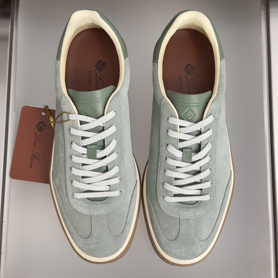 顶级版本:情侣款 Loro Piana 诺悠翩雅Tennis walk系列 情侣款 LP德训鞋 休闲 运动鞋 板鞋 原版 顶级版本:情侣款 Loro Piana 诺悠翩雅Tennis walk系列 情侣款 LP德训鞋 休闲 运动鞋 板鞋 原版