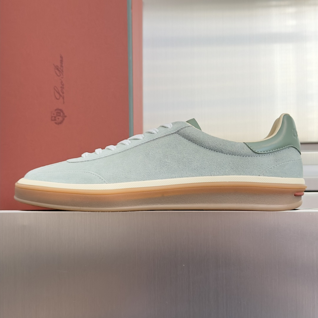 顶级版本:情侣款 Loro Piana 诺悠翩雅Tennis walk系列 情侣款 LP德训鞋 休闲 运动鞋 板鞋 原版 顶级版本:情侣款 Loro Piana 诺悠翩雅Tennis walk系列 情侣款 LP德训鞋 休闲 运动鞋 板鞋 原版