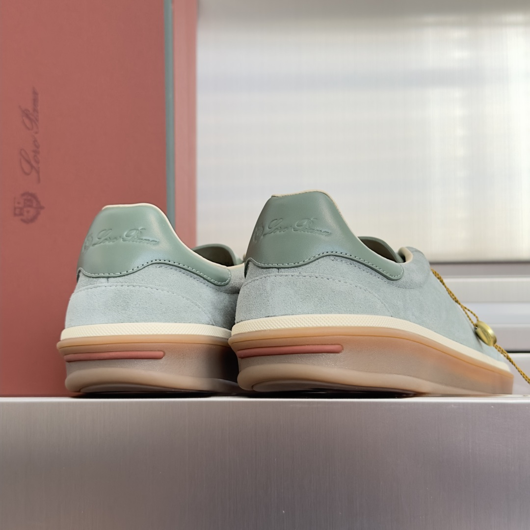 顶级版本:情侣款 Loro Piana 诺悠翩雅Tennis walk系列 情侣款 LP德训鞋 休闲 运动鞋 板鞋 原版 顶级版本:情侣款 Loro Piana 诺悠翩雅Tennis walk系列 情侣款 LP德训鞋 休闲 运动鞋 板鞋 原版