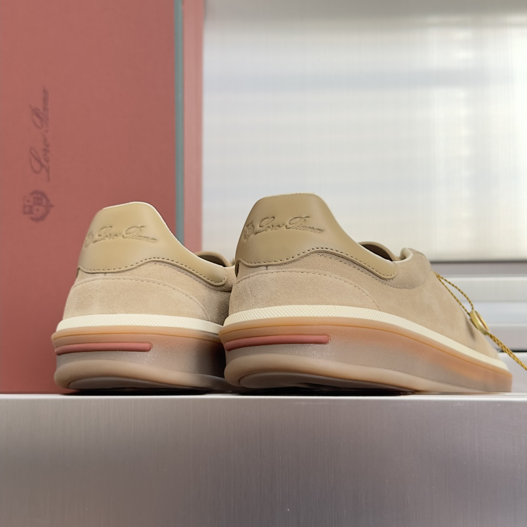 顶级版本：情侣款 Loro Piana 诺悠翩雅Tennis walk系列 情侣款 LP德训鞋 休闲 运动鞋 板鞋 原版