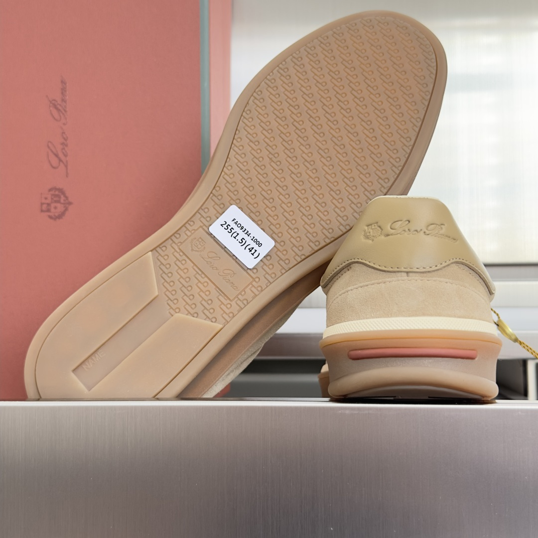 顶级版本：情侣款 Loro Piana 诺悠翩雅Tennis walk系列 情侣款 LP德训鞋 休闲 运动鞋 板鞋 原版