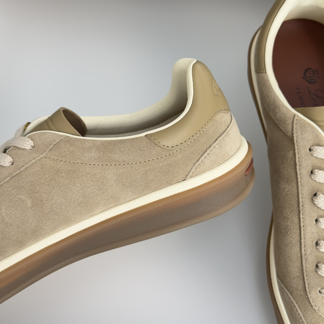 顶级版本：情侣款 Loro Piana 诺悠翩雅Tennis walk系列 情侣款 LP德训鞋 休闲 运动鞋 板鞋 原版