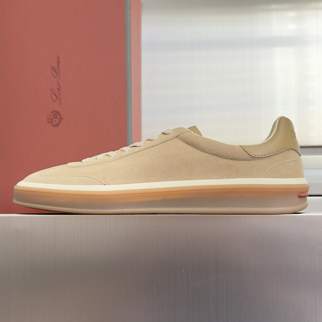 顶级版本：情侣款 Loro Piana 诺悠翩雅Tennis walk系列 情侣款 LP德训鞋 休闲 运动鞋 板鞋 原版