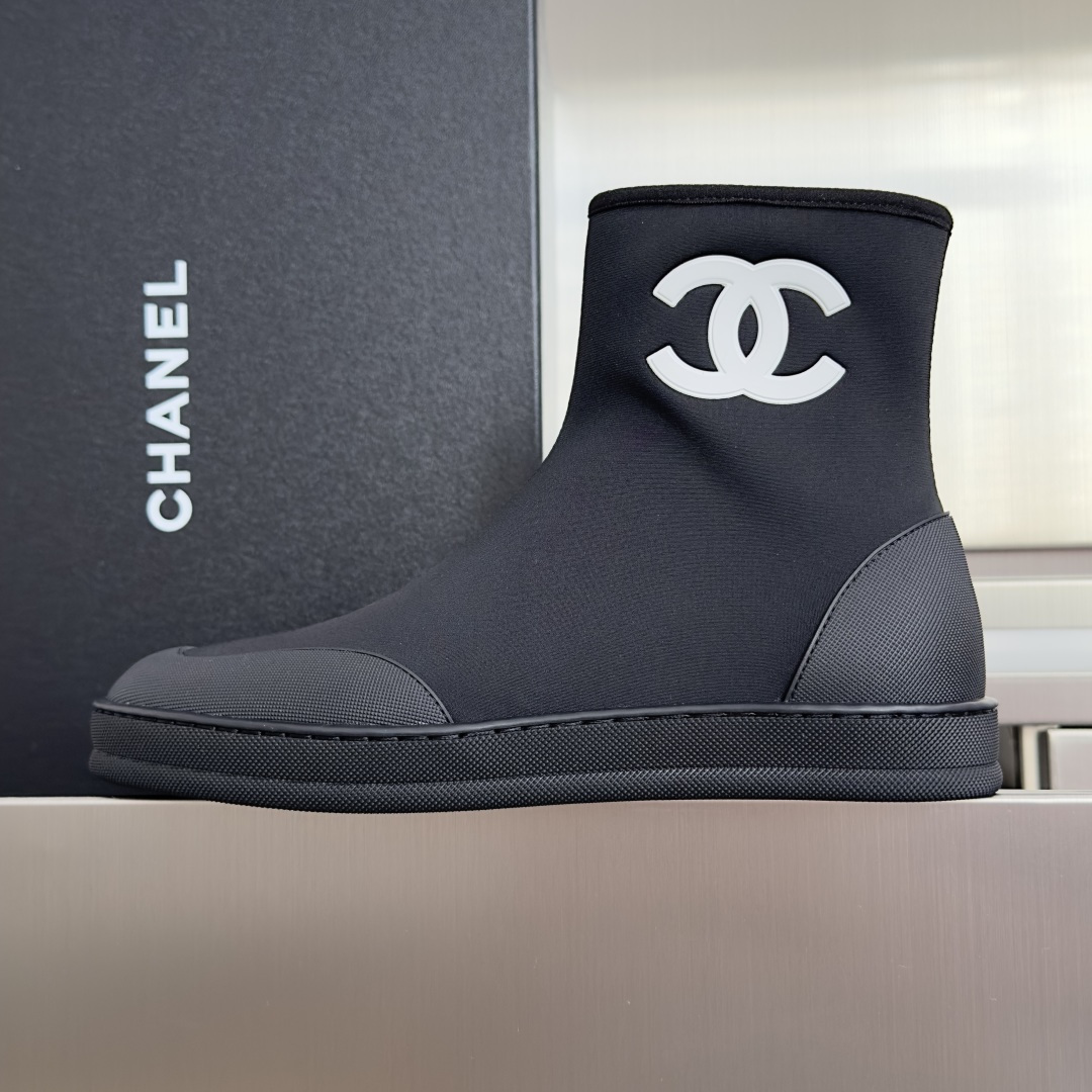顶级版本：女款 Chanel 香奈儿26M Coco Beach 康鹏 弹力靴 短靴  原版购入开发 做货 小香 C家 