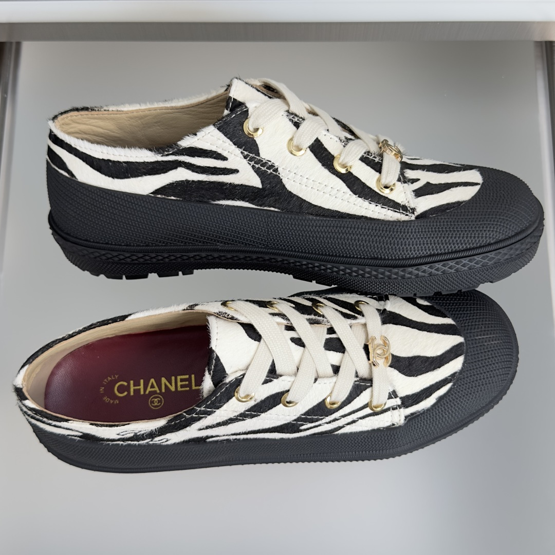 顶级版本：女款 Chanel 香奈儿26B 最新款 复古 厚底 休闲 运动鞋 原版购入开发 做货 小香 C家 专柜又一超