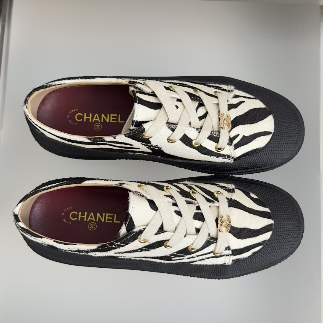 顶级版本：女款 Chanel 香奈儿26B 最新款 复古 厚底 休闲 运动鞋 原版购入开发 做货 小香 C家 专柜又一超