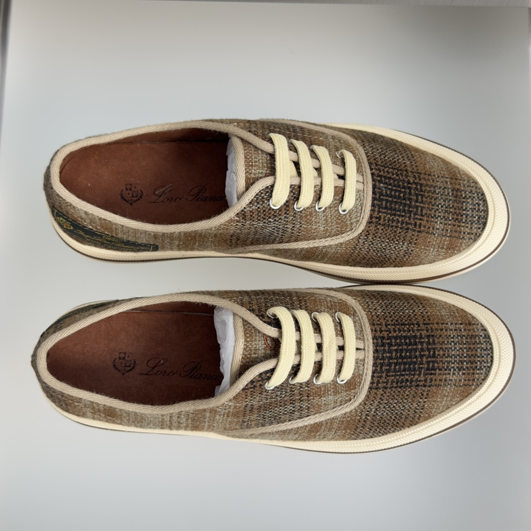 顶级版本:情侣款 Loro Piana 诺悠翩雅Nantucket Walk系列 LP 情侣款 海军风 厚底 帆布鞋 小 顶级版本:情侣款 Loro Piana 诺悠翩雅Nantucket Walk系列 LP 情侣款 海军风 厚底 帆布鞋 小