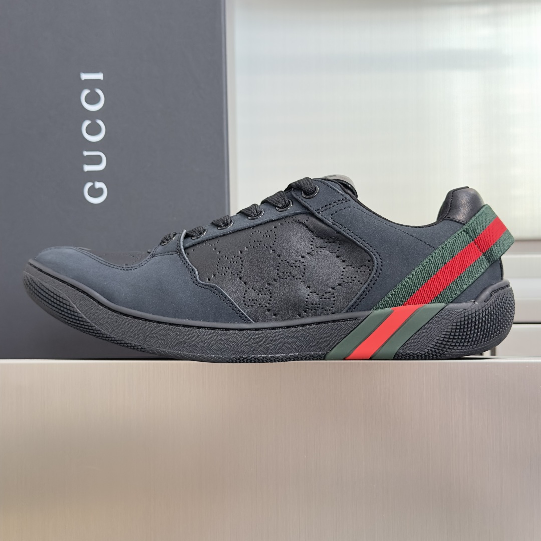 顶级版本：情侣款 Gucci古驰G家 Screener系列 小脏鞋 做旧 脏脏鞋 休闲 运动鞋  Gucci Prima