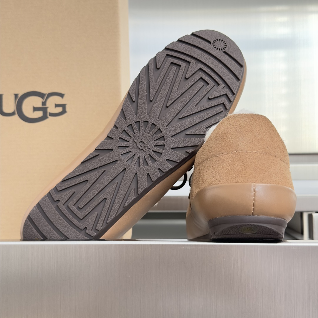 顶级版本：女款 UGG 最新款 毛毛 厚底 德训鞋  阿甘鞋 休闲鞋 把我拿捏住了谁能拒绝冬天的毛绒绒啊!!软乎乎的设计