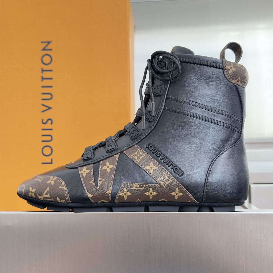 顶级版本:女款 LV路易威登 L家 驴牌 最新Sneakerina系列 及踝靴 休闲 运动鞋 拳击鞋 本款 LV Sne 顶级版本:女款 LV路易威登 L家 驴牌 最新Sneakerina系列 及踝靴 休闲 运动鞋 拳击鞋 本款 LV Sne