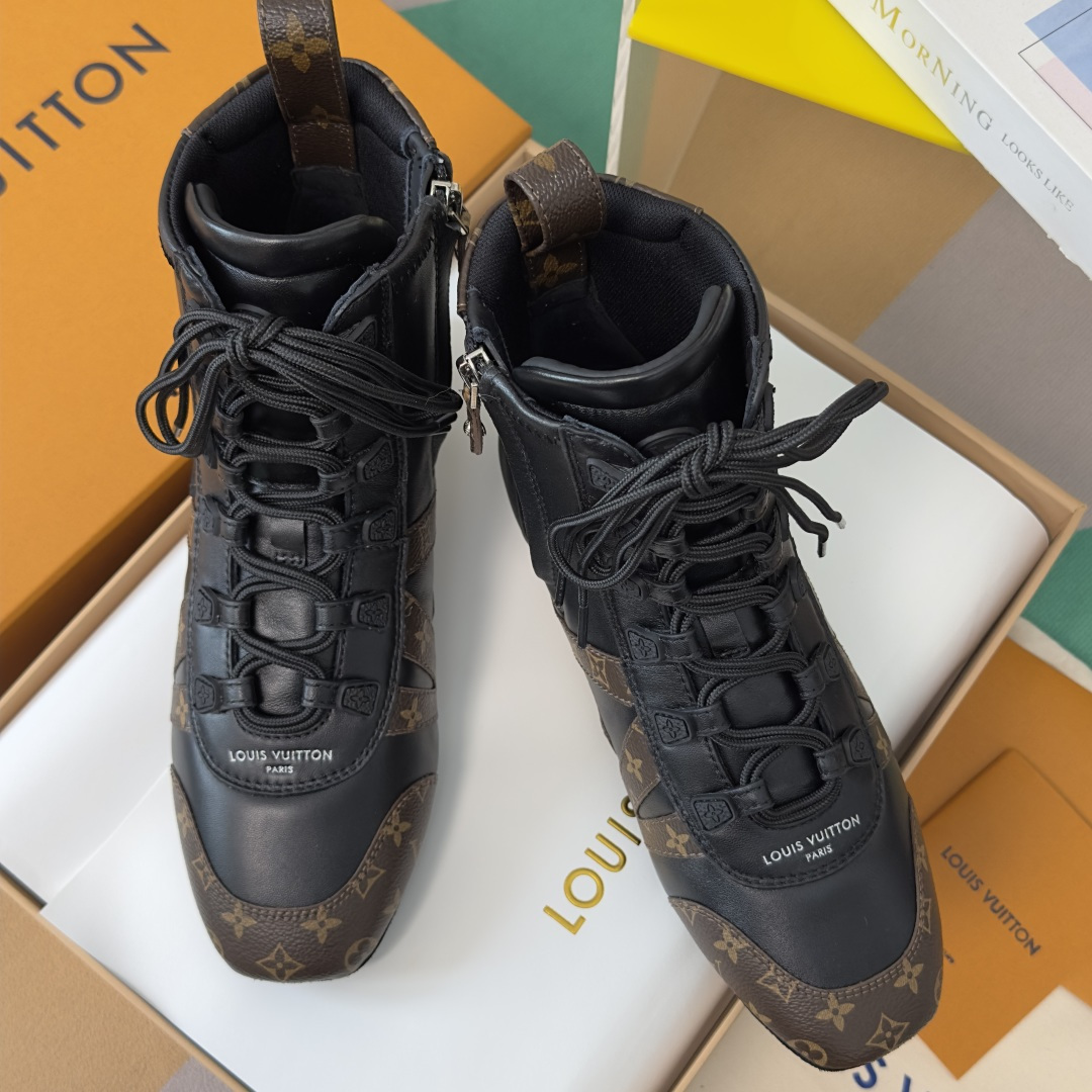 顶级版本:女款 LV路易威登 L家 驴牌 最新Sneakerina系列 及踝靴 休闲 运动鞋 拳击鞋 本款 LV Sne 顶级版本:女款 LV路易威登 L家 驴牌 最新Sneakerina系列 及踝靴 休闲 运动鞋 拳击鞋 本款 LV Sne