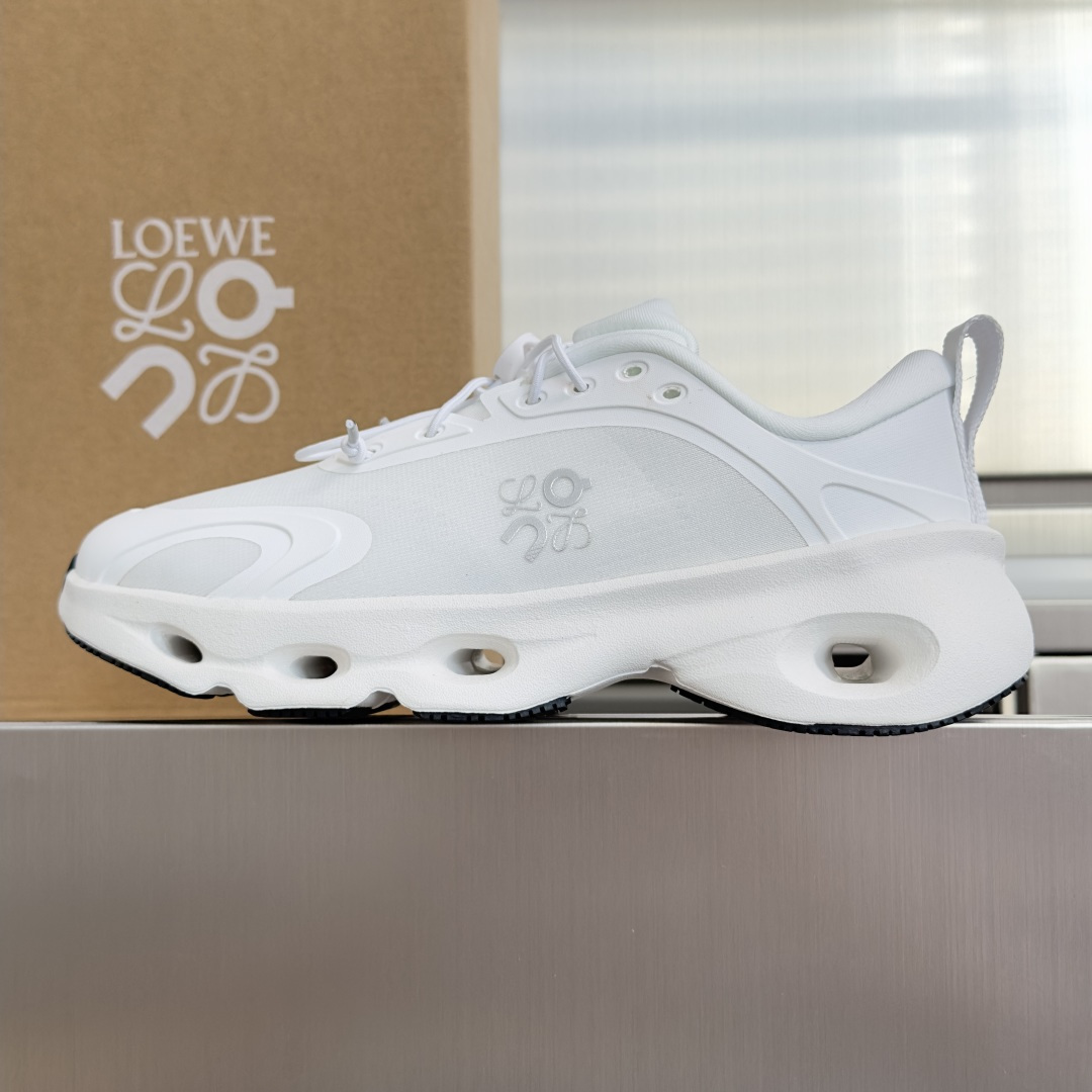 顶级版本：情侣款 LOEWE x On Cloudsolo 罗意威/昂跑 联名合作款 休闲 运动鞋 情侣款 跑鞋 聚酯纤