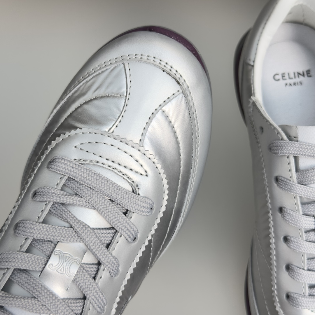 顶级版本：女款 Celine 思琳/赛琳 最新Racer系列 复古 休闲 运动鞋 原版购入开发 做货 这款Racer运动