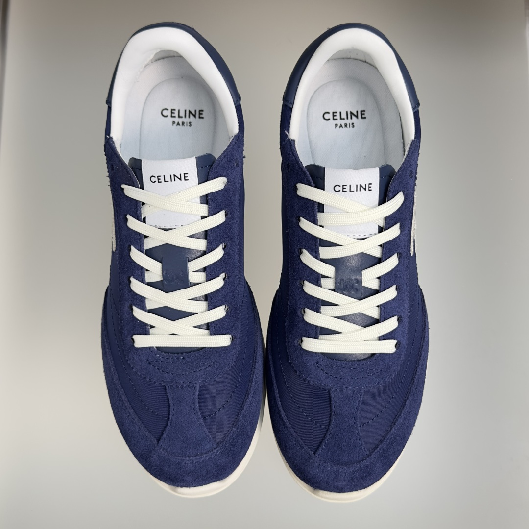 顶级版本：女款 Celine 思琳/赛琳 最新Racer系列 复古 休闲 运动鞋 原版购入开发 做货 这款Racer运动