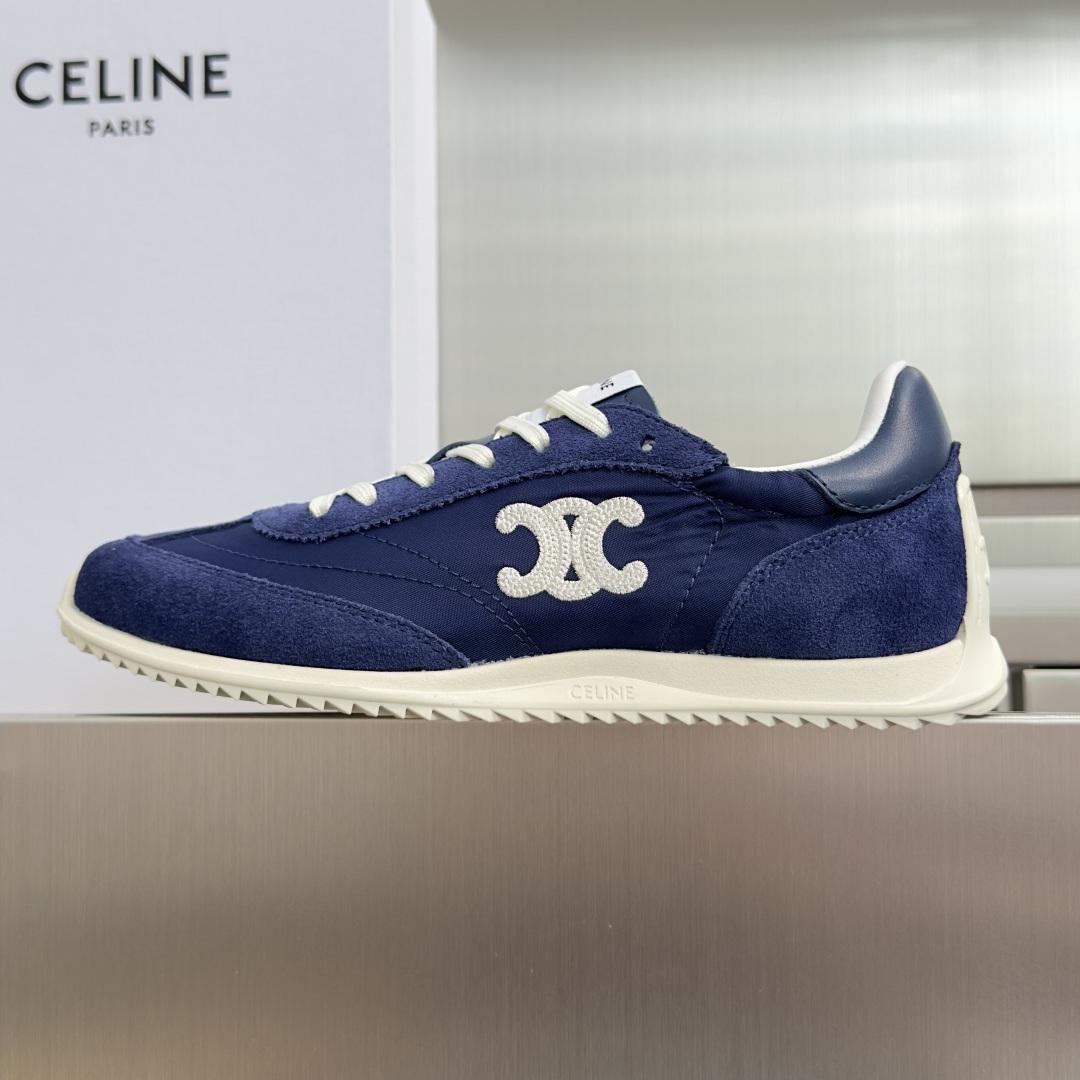 顶级版本：女款 Celine 思琳/赛琳 最新Racer系列 复古 休闲 运动鞋 原版购入开发 做货 这款Racer运动
