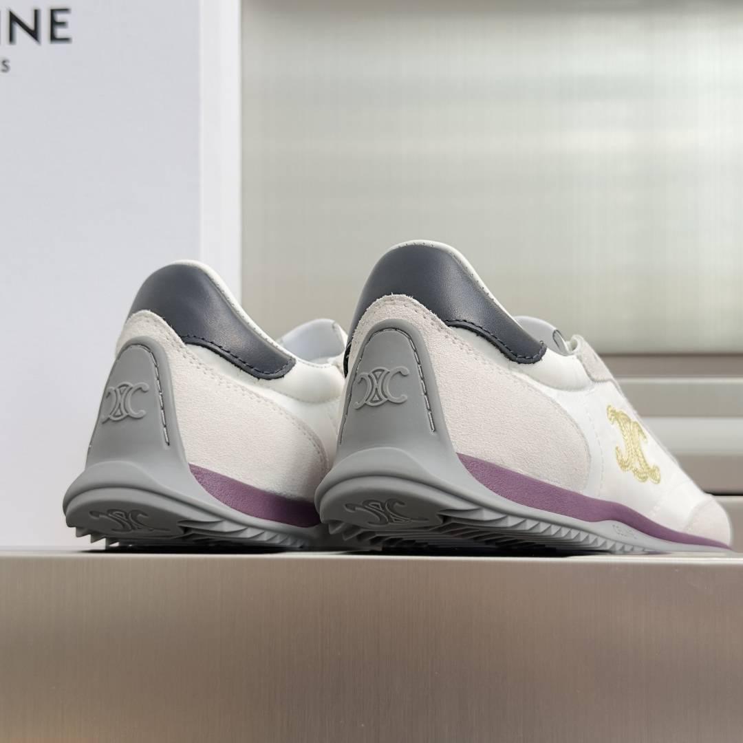 顶级版本：女款 Celine 思琳/赛琳 最新Racer系列 复古 休闲 运动鞋 原版购入开发 做货 这款Racer运动