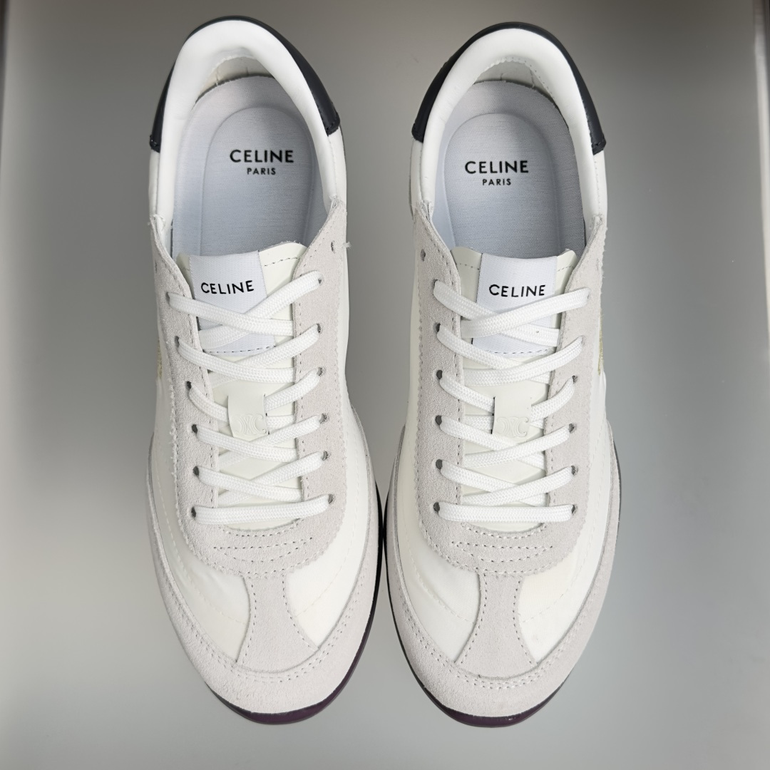 顶级版本：女款 Celine 思琳/赛琳 最新Racer系列 复古 休闲 运动鞋 原版购入开发 做货 这款Racer运动