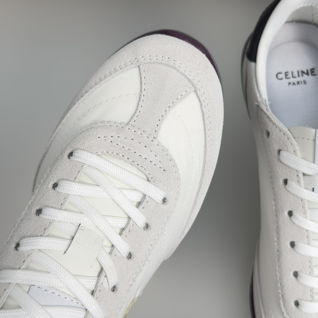 顶级版本：女款 Celine 思琳/赛琳 最新Racer系列 复古 休闲 运动鞋 原版购入开发 做货 这款Racer运动