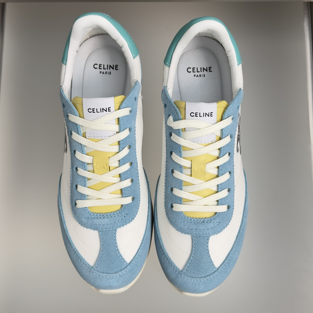 顶级版本：女款 Celine 思琳/赛琳 最新Racer系列 复古 休闲 运动鞋 原版购入开发 做货 这款Racer运动