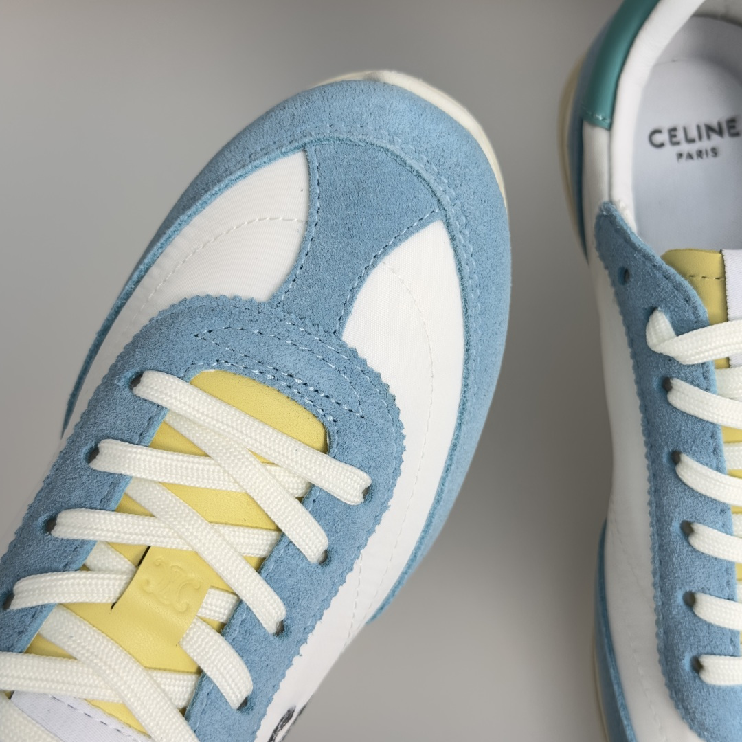 顶级版本：女款 Celine 思琳/赛琳 最新Racer系列 复古 休闲 运动鞋 原版购入开发 做货 这款Racer运动