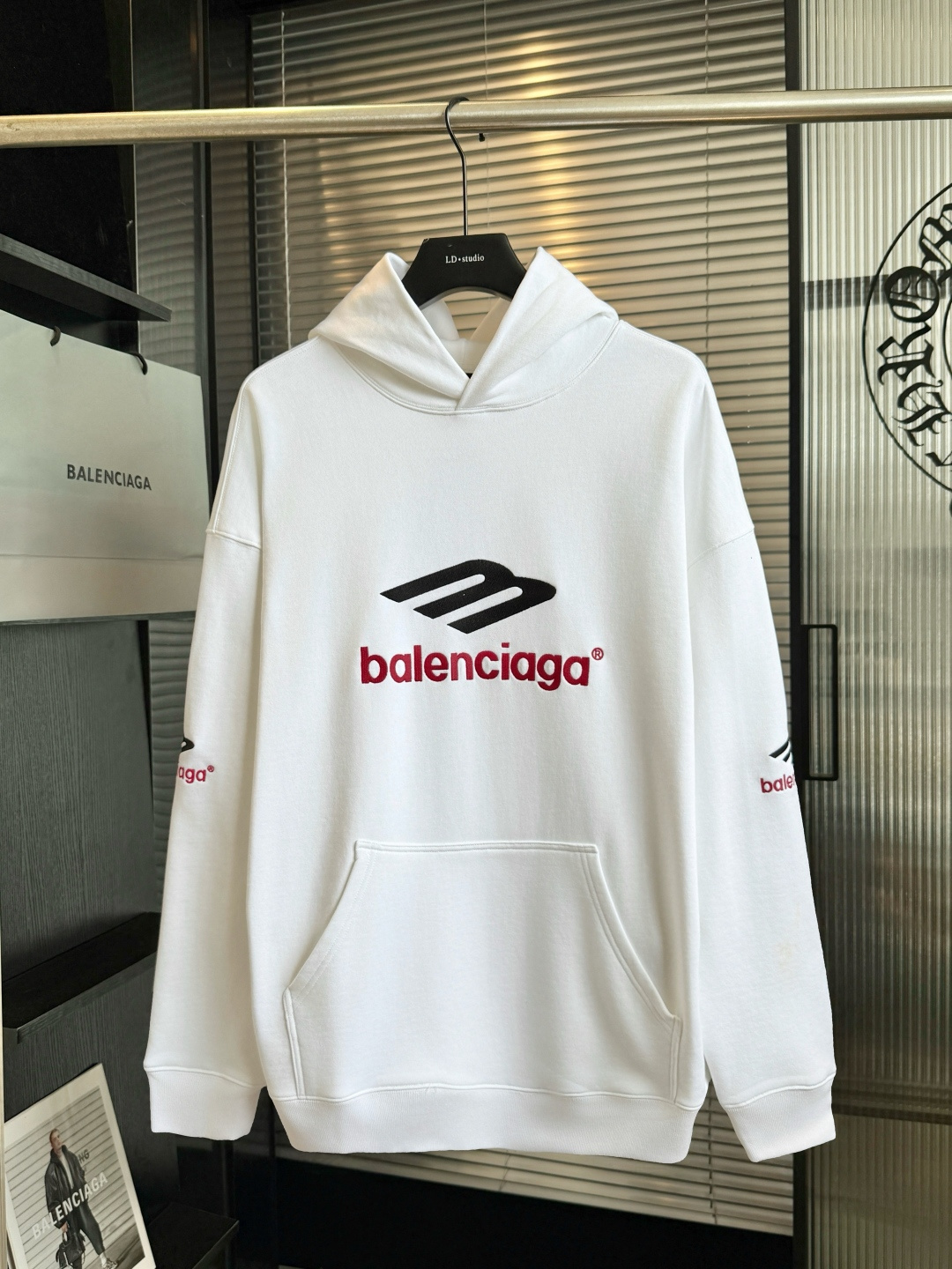 P175 🥝Personalización de alta gama🥝 𝗕𝗮𝗹𝗲𝗻𝗰𝗶𝗮𝗴𝗮/Balenciaga 2026 FW 3M sudadera con capucha de alto peso ✅Cal…