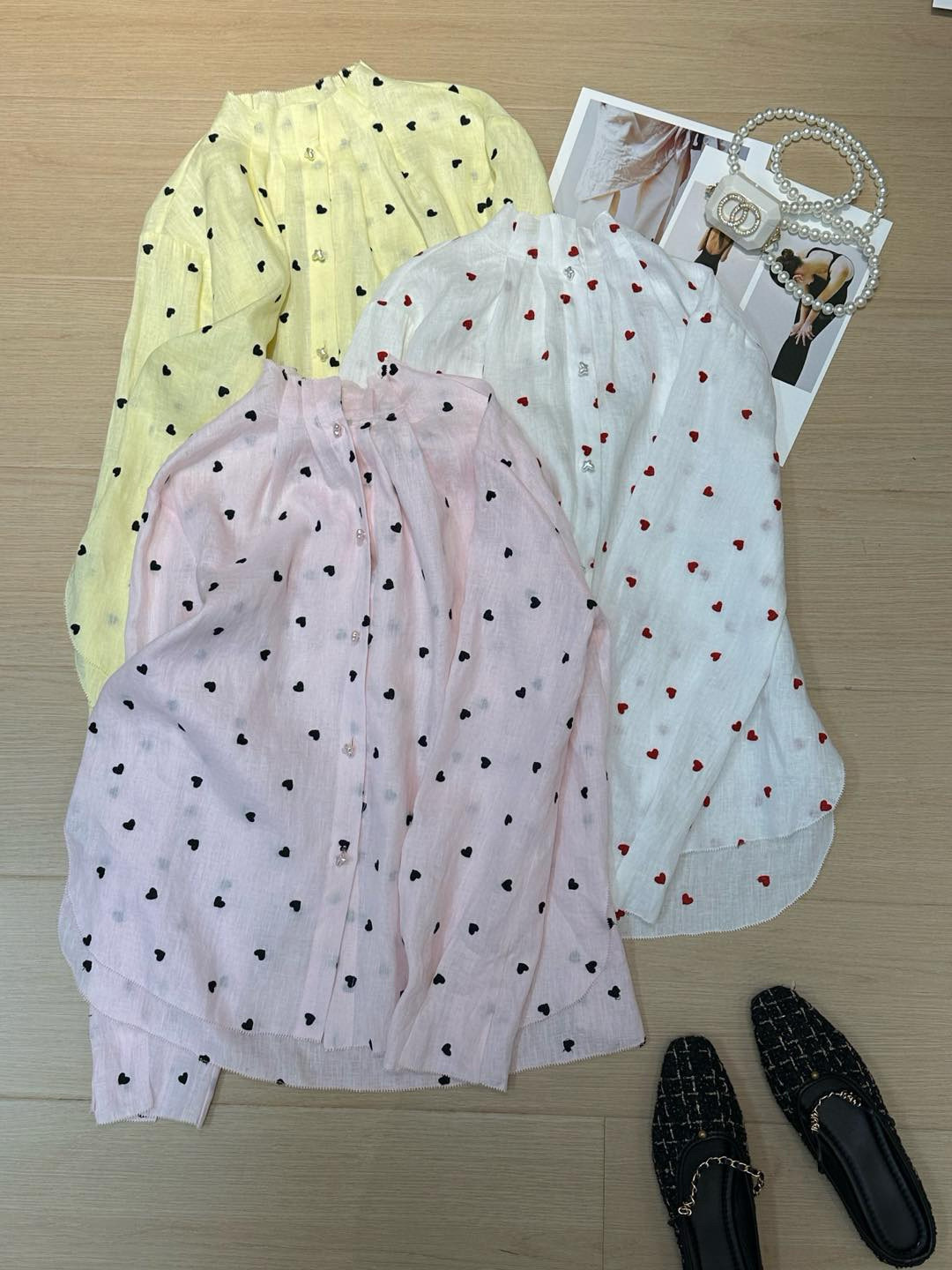 Trendy Women’s Suit with Chloe, Embroidered Shirt for Spring Trip, Multiple Colors. - 图片 2